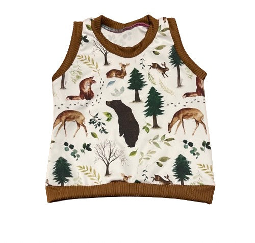 Woodland Animals - Go-To Tank - 18/24m