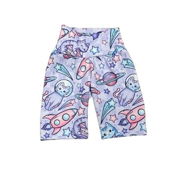 Space Kitties - Biker Shorts - 2t, 8/9