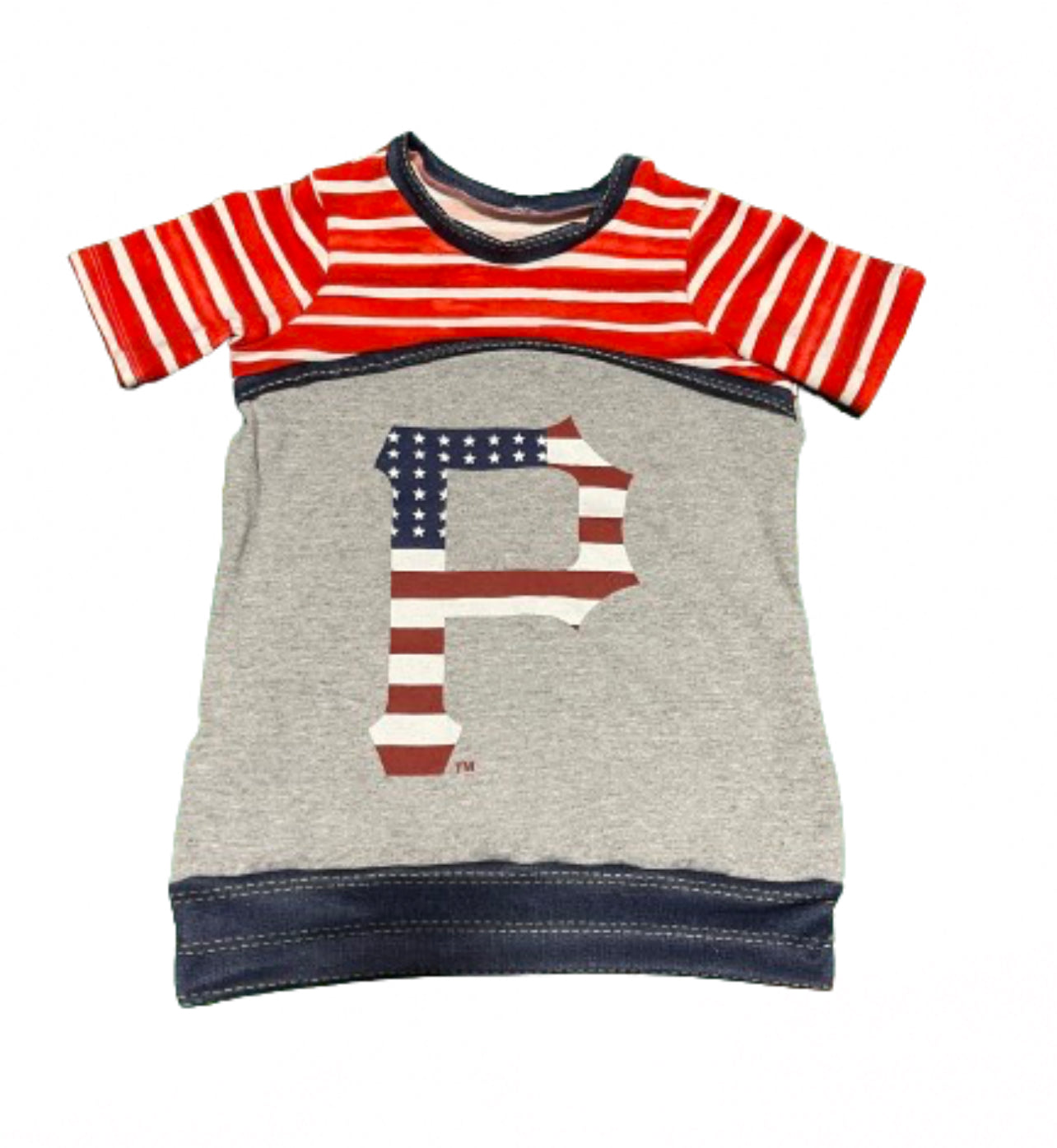 Pirates tshirt flip - Pullover short sleeve w/regular neck  - 2t