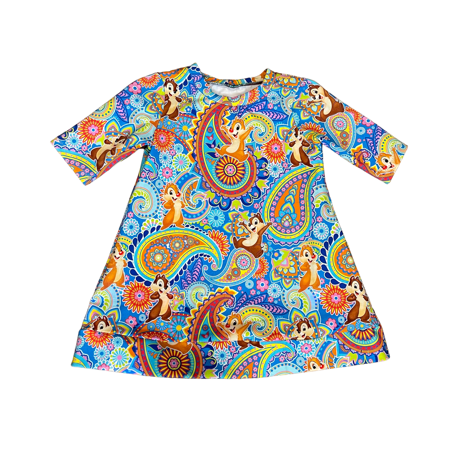 Dynamic Duo - Swing Dress 3/4 slv - 18m