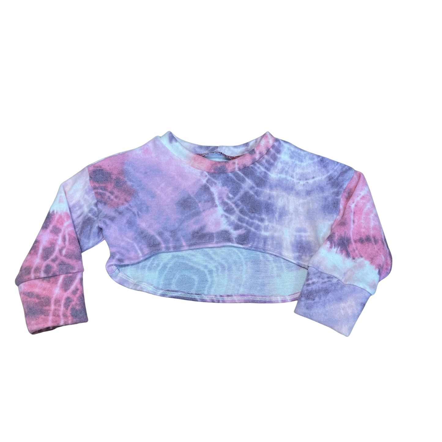 Cozy Tie Dye - Honey Crop Top - 18/24m