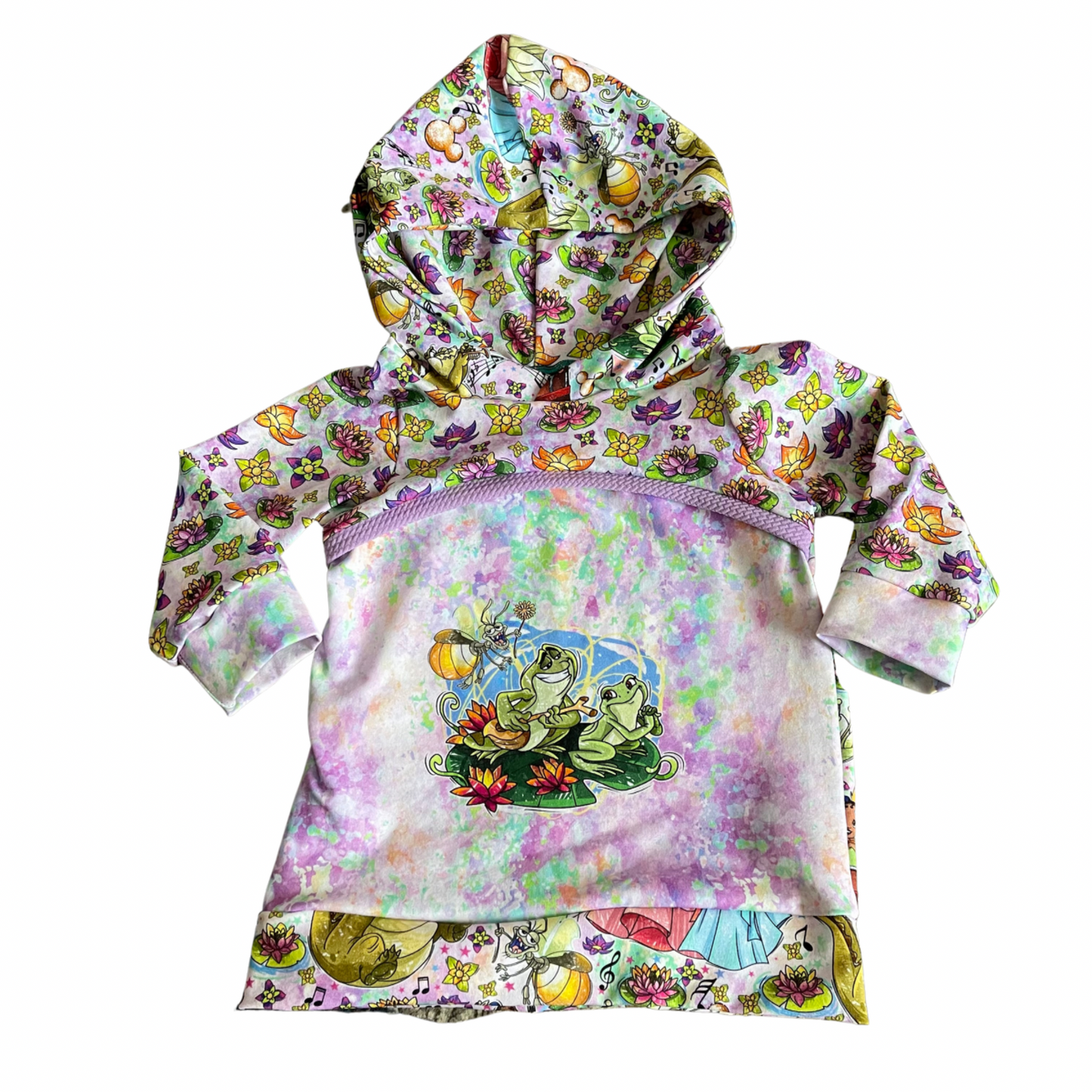 Frog-mance - Pullover Long Sleeve w/Hood - 12m