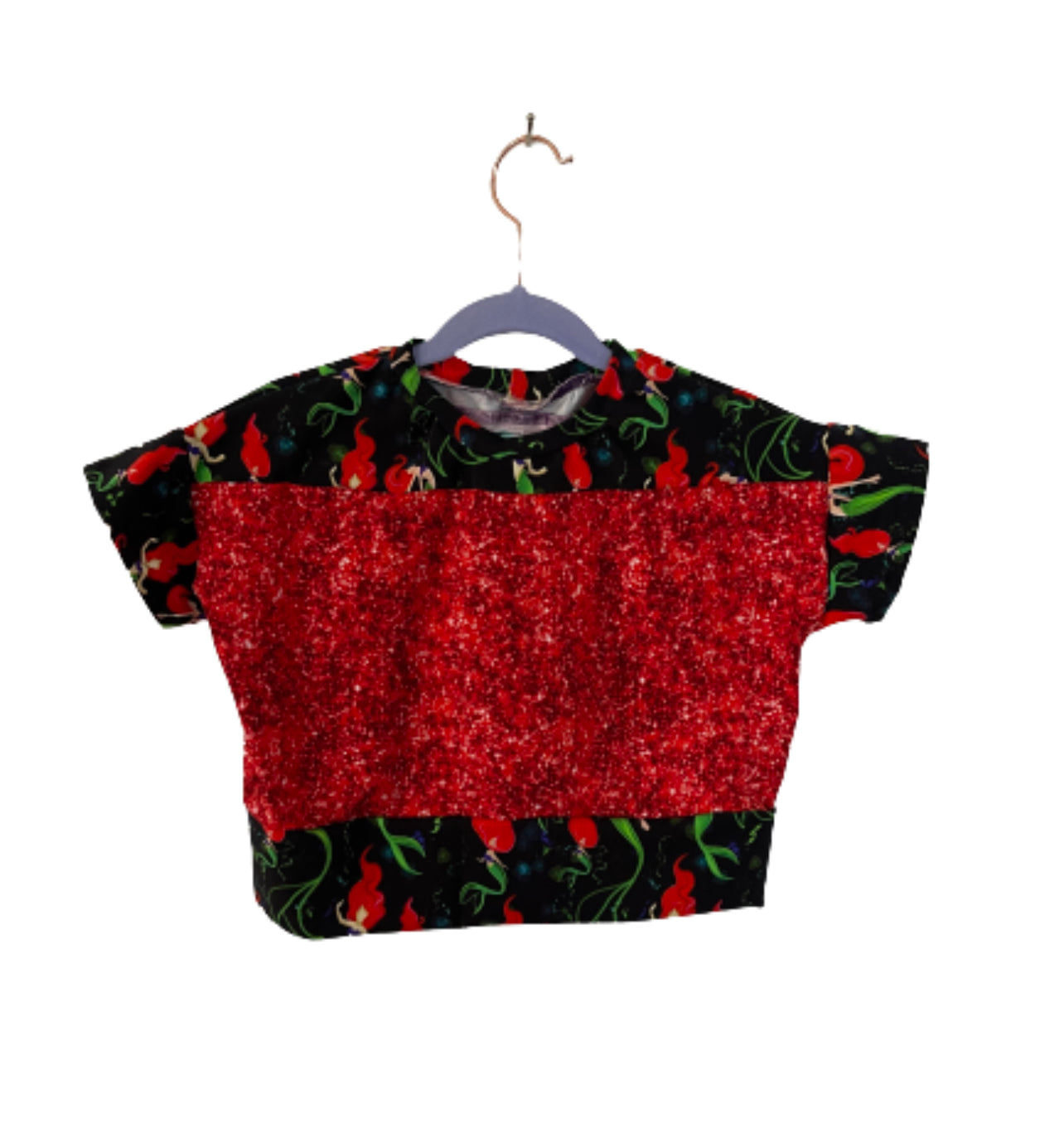 Sea Babe Glitzy - Lazy Day Crop  - 3t