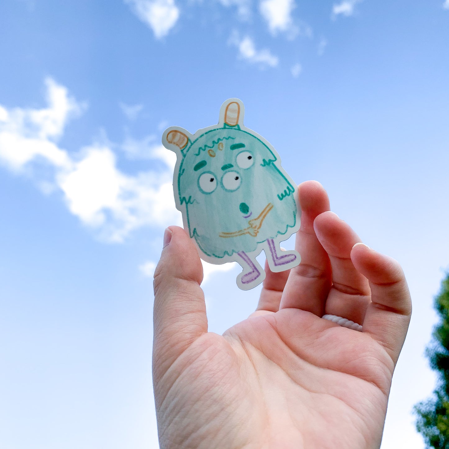 Green Monster Sticker