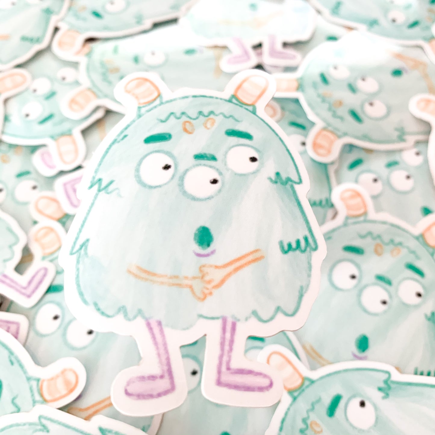 Green Monster Sticker