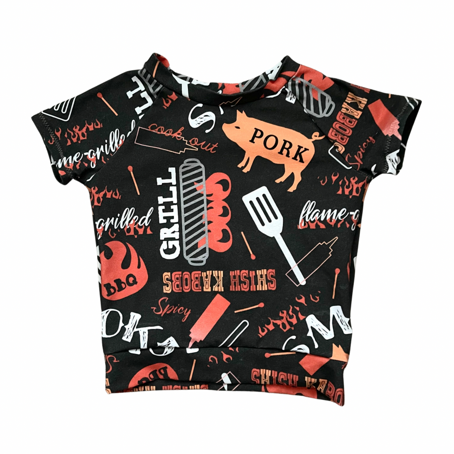 BBQ -Raglan Short Sleeves - 18m