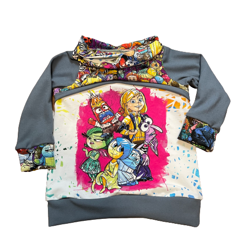 Big Emotions - Pullover w/Cowl Neck  - 2t