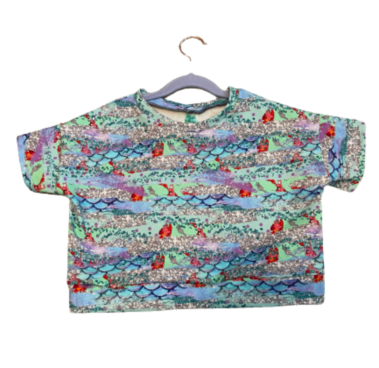 Sidekick of the Sea - Lazy Day Crop - 12/18m