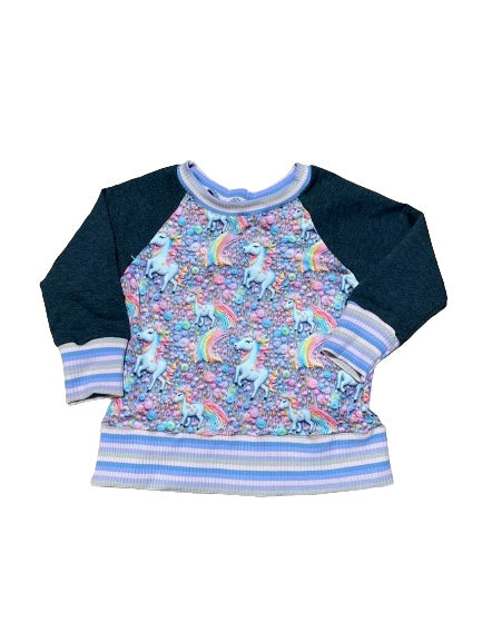 Unicorn -Raglan - 2t