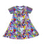 Girly 90 Pop - Swing Dress Short Sleeve - 3t