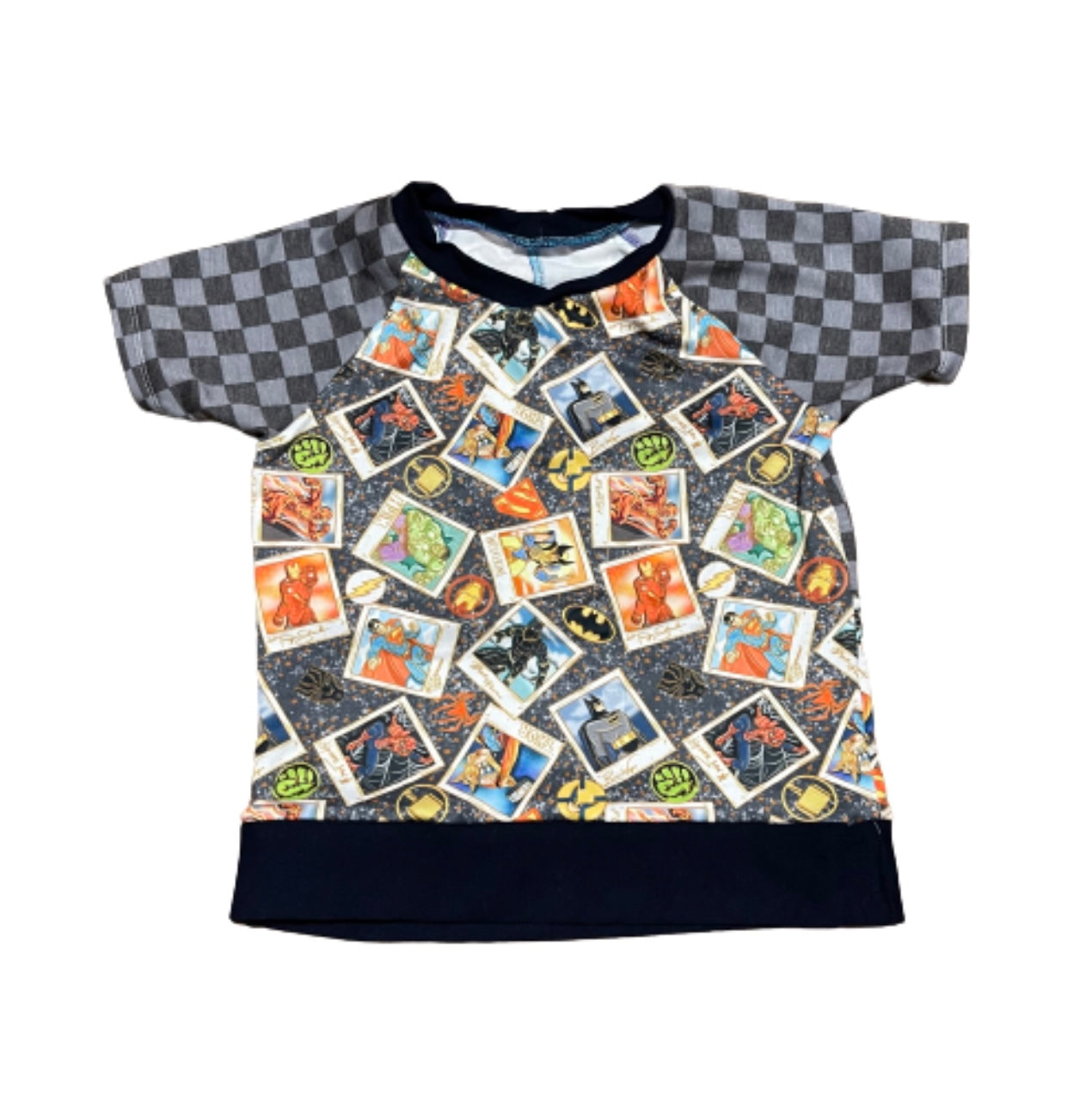 Hero Color Block - Short Sleeve Raglan - 2t