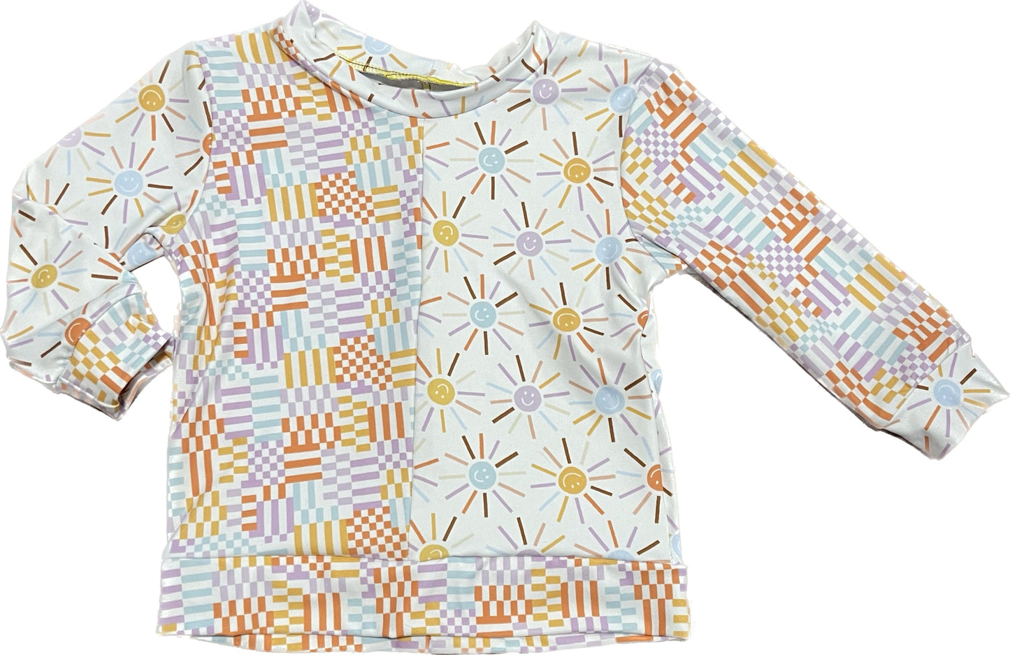 Sunny Smiles - Color BlockLounge Top - 12m