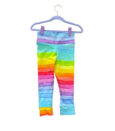 Watercolor Rainbow - Leggings - 2t