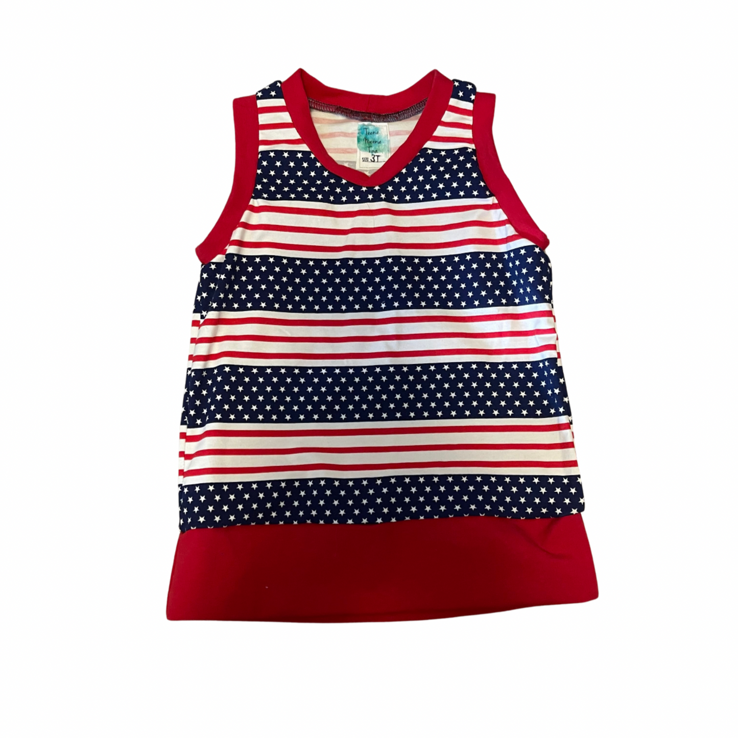 Star and Stripes - Go-To Tank - 18m, 3t